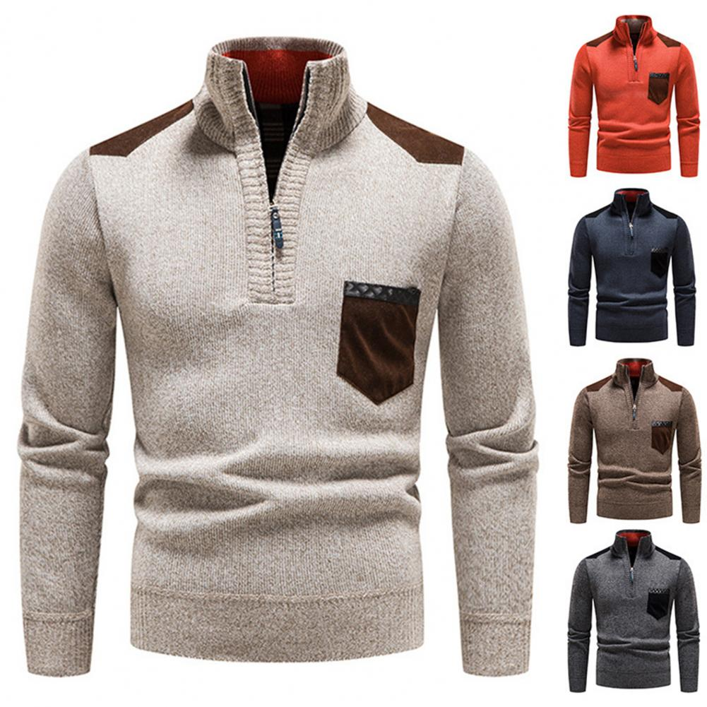 Premium herresweater lavet af merinould