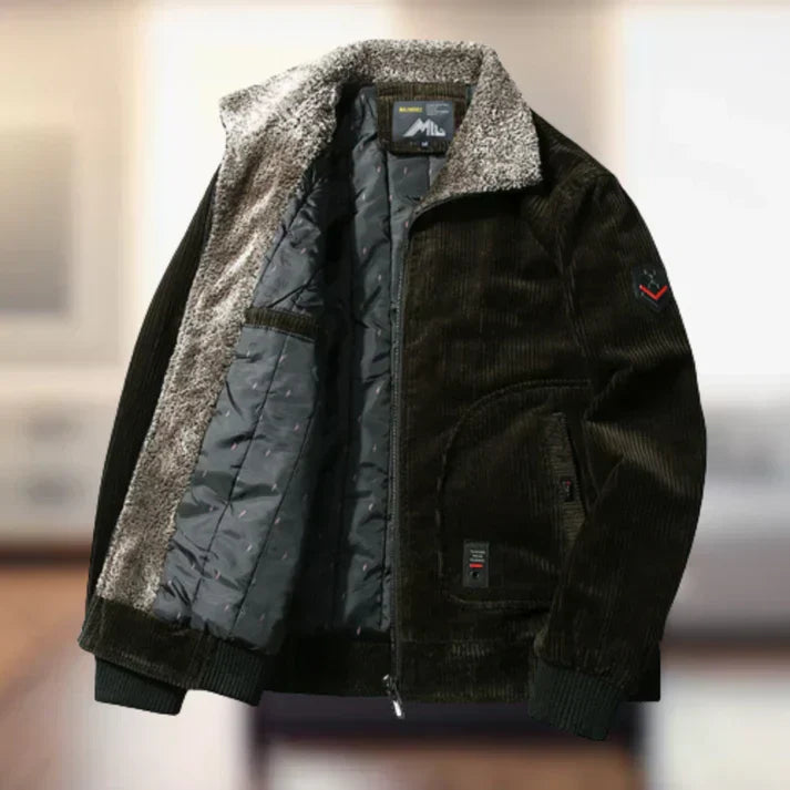 Quentin – fleece-foret herrejakke