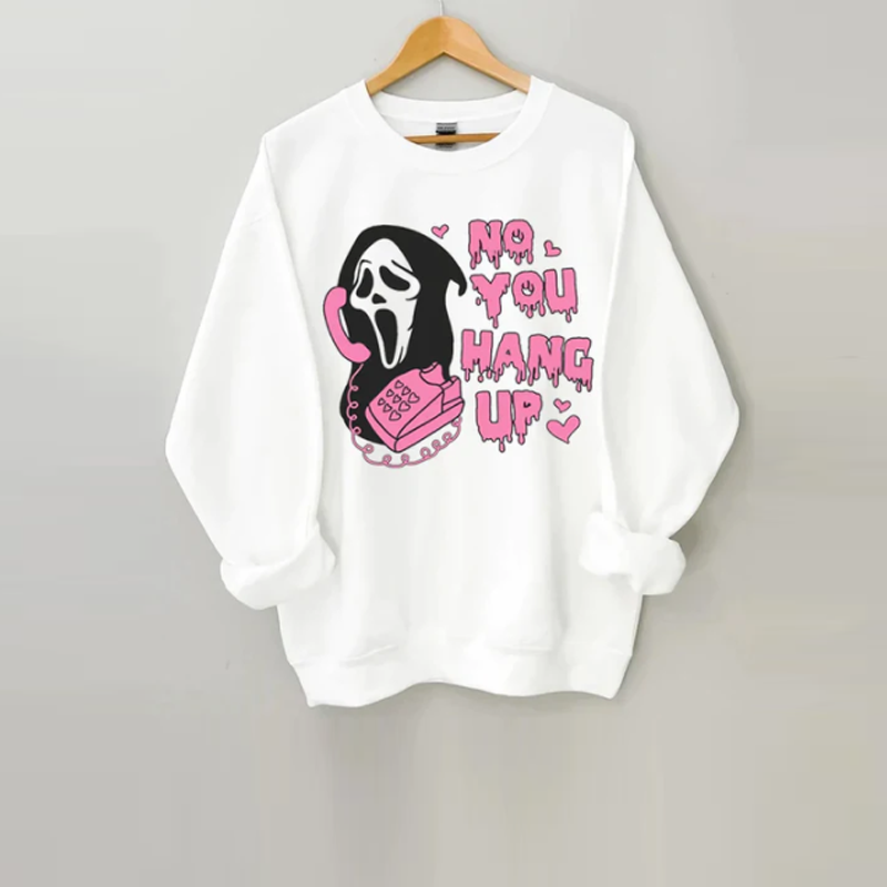 Afslappet halloween-sweatshirt