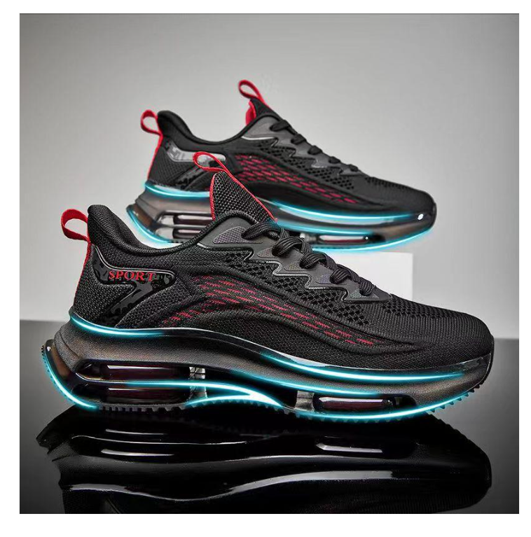 Esport - afslappede, åndbare sneakers med dobbelt luftpude