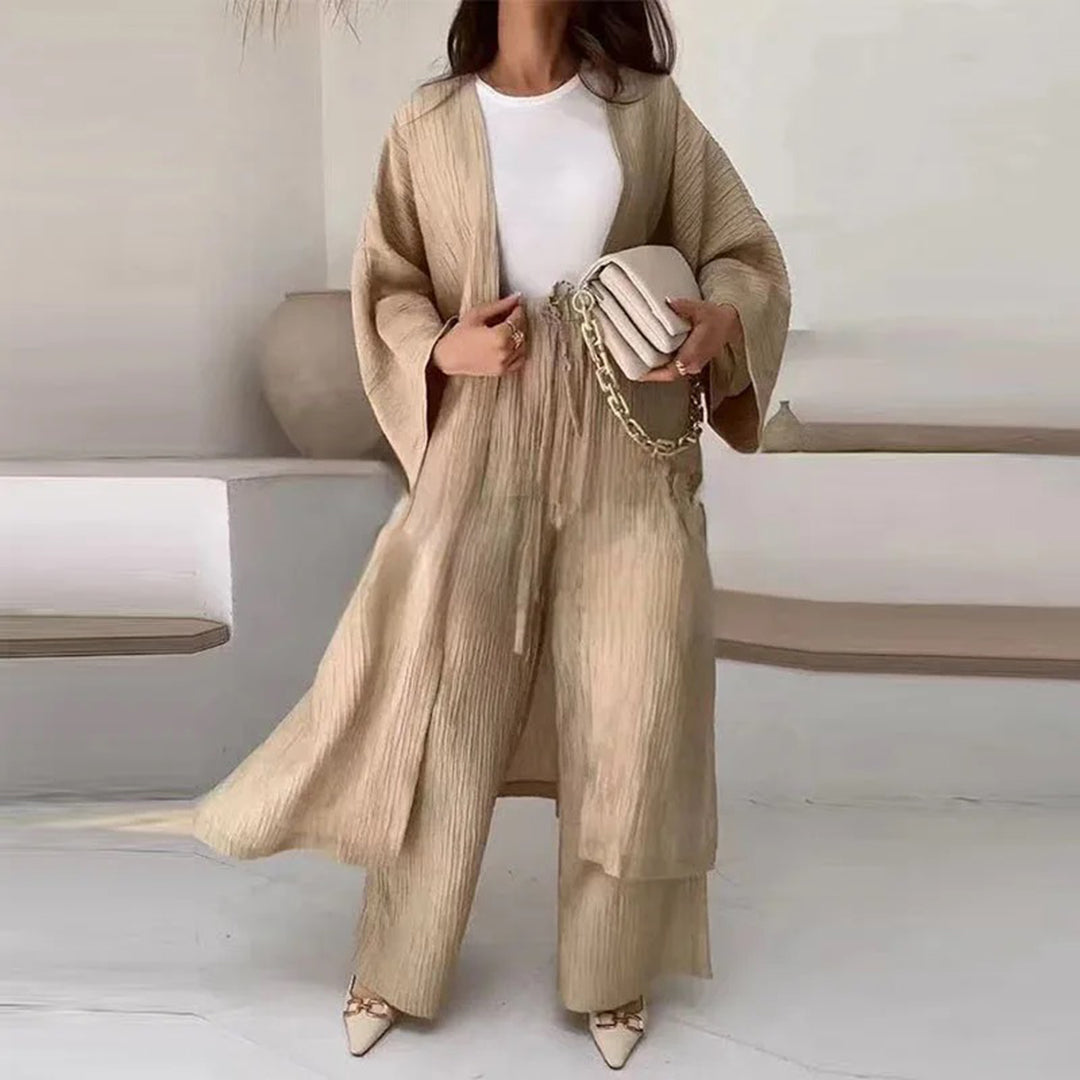 Solene - luksuriøs todelt cardigan for et elegant look