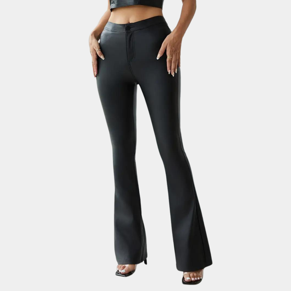 Rosalie - stilfulde afslappede slim fit damebukser med flair