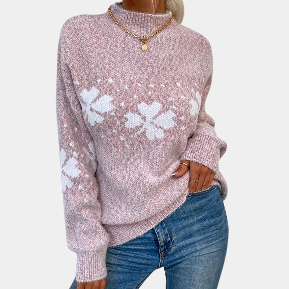Harlow - hyggelig og elegant damestrikket sweater