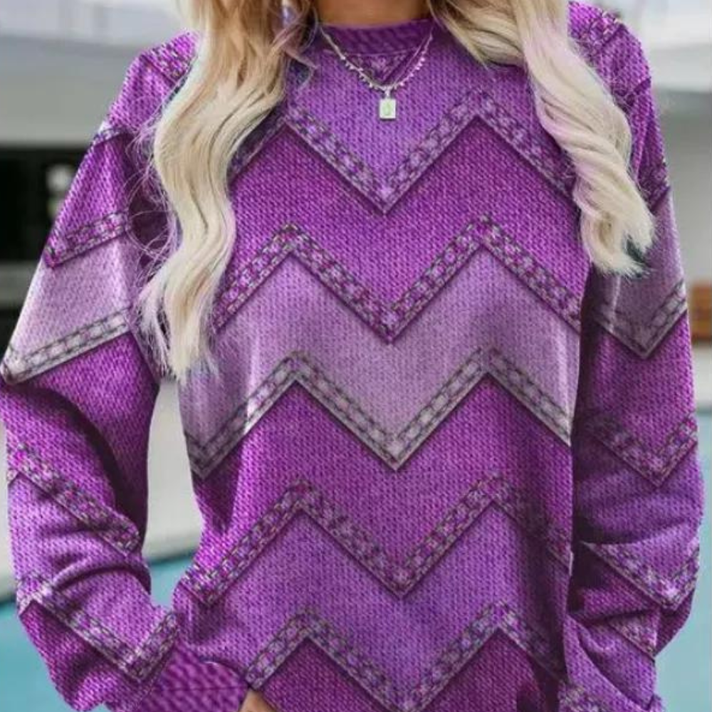 Paula - stilfuld efterårstrøje til kvinder