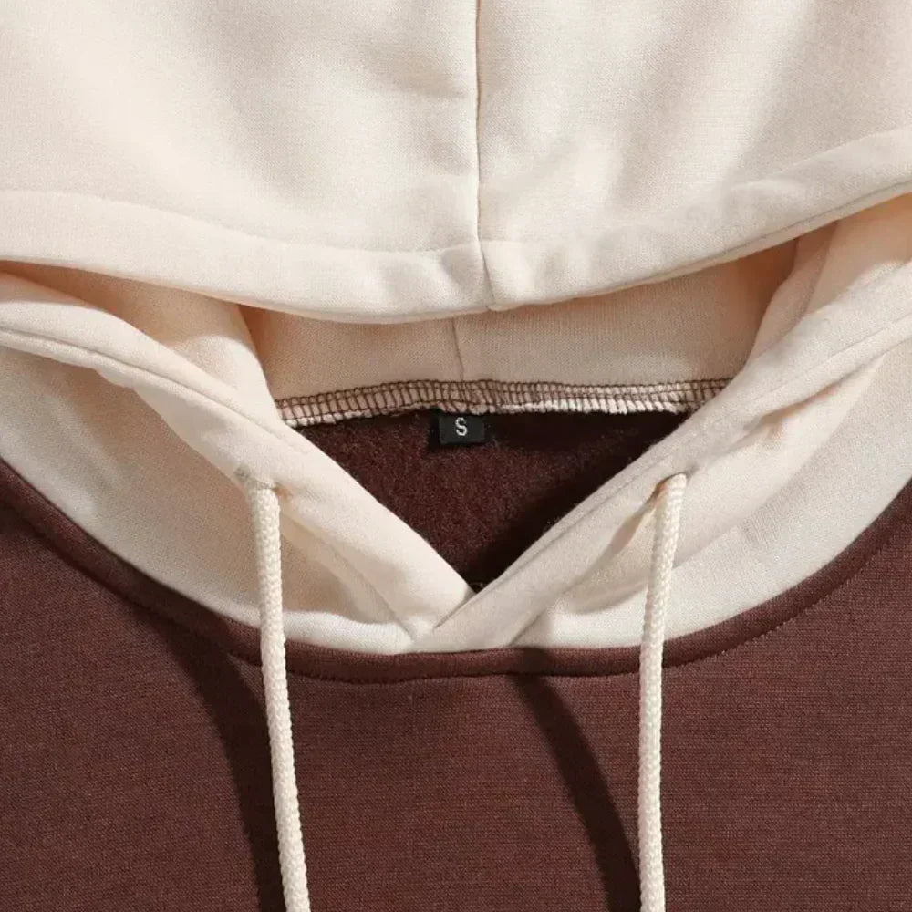 Dimitris afslappet hættetrøje med snøre til mænd