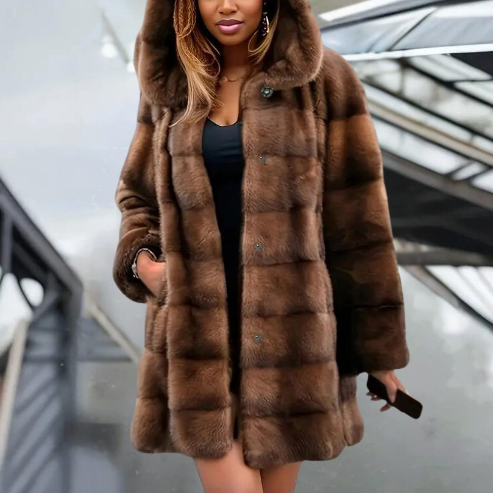 Jacinta - trendy damejakke med moderigtig hætte