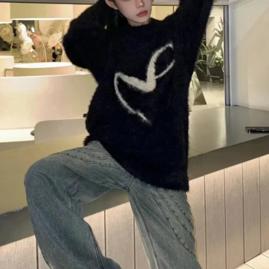 Orsola - klassisk trøje med rund hals til kvinder