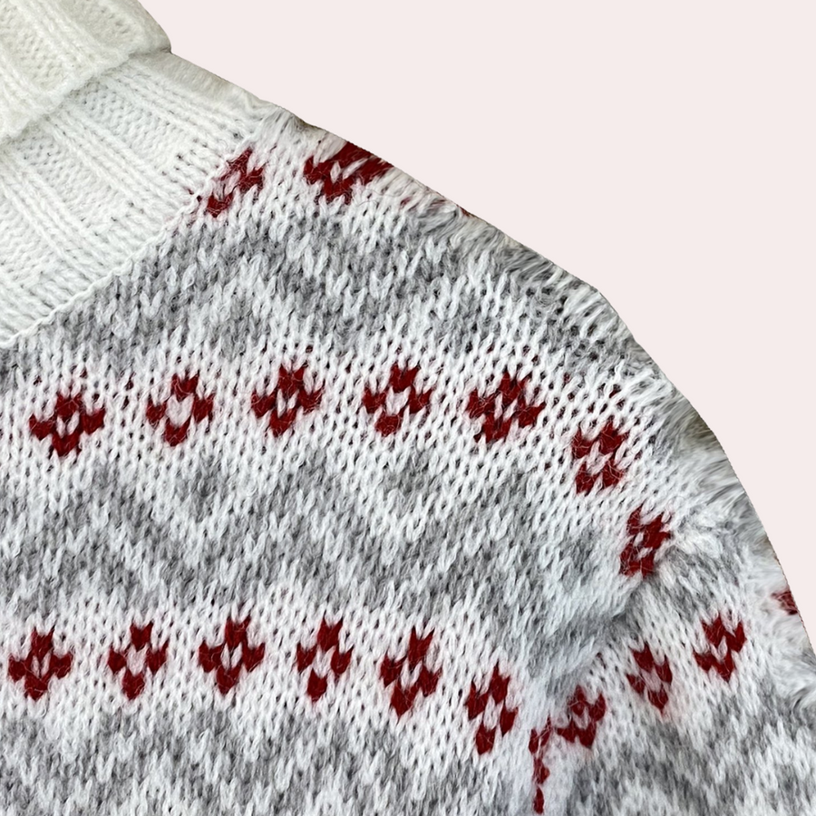 Corrina - elegant juletrøje med rullekrave til kvinder