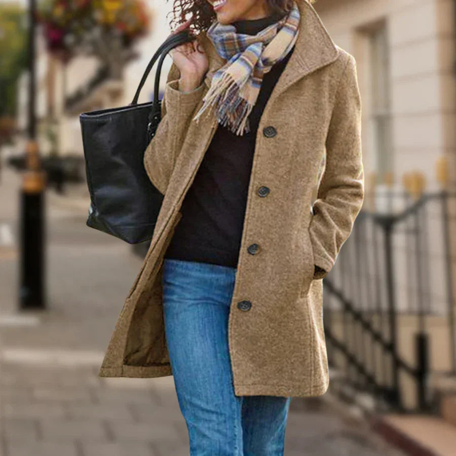 Petra - elegant, varm damefrakke