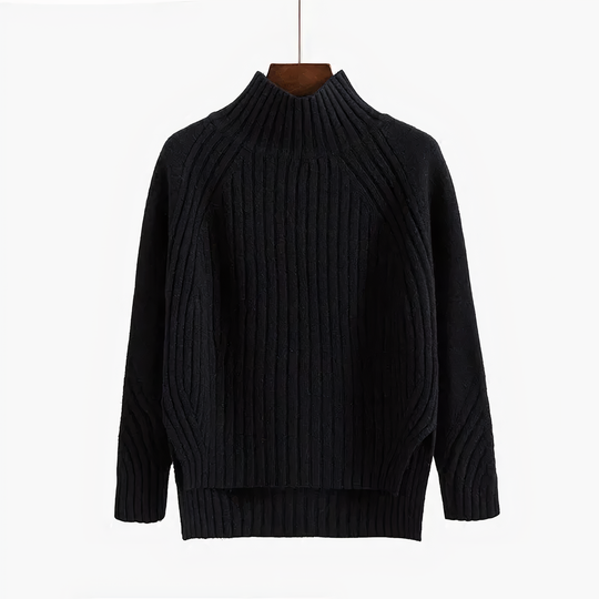 Lula - strikket sweater med rund hals