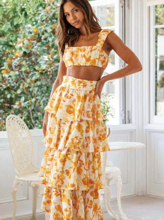 Ibrahimma | orangefarbenes sæt