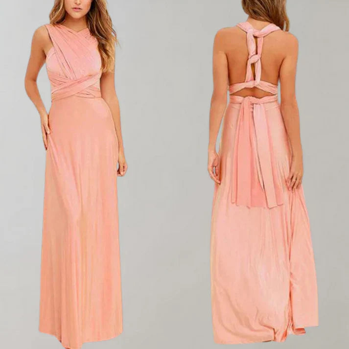 Multiway slå-om-kjole til sommer