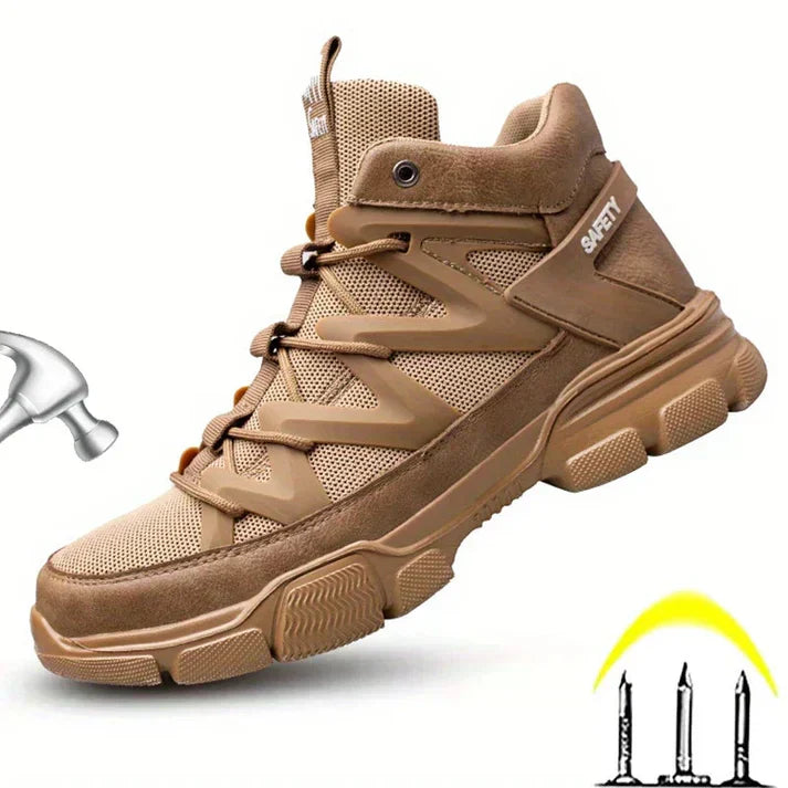 Anton - slidstærk komfortbeskyttelse arbejdssikkerhedssko til mænd