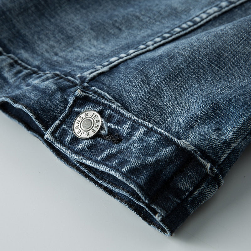 Stilfuld denimjakke - mherk