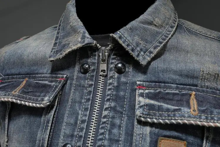 Bruno – vintage denimjakke til mænd