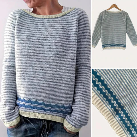 Malyn - stribet sweater til kvinder