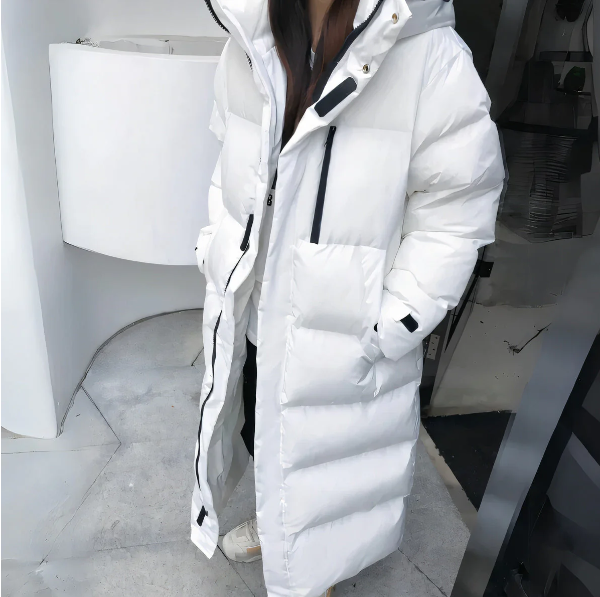 Fleur - vandtæt og vindtæt lang frakke