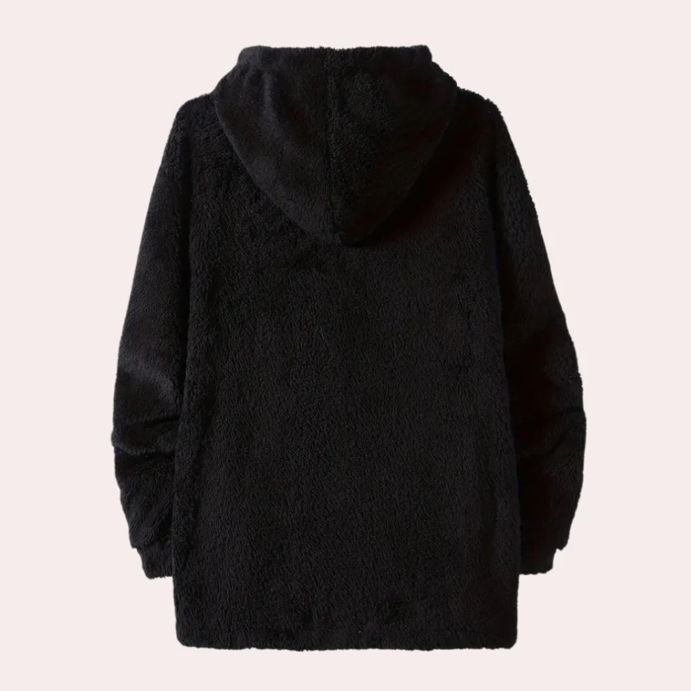 Jason - moderigtig og behagelig varm hættetrøje til mænd