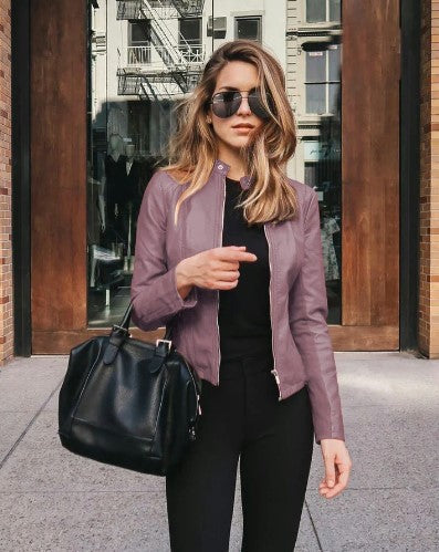 Nadia | skræddersyet jakke lavet af kunstlæder