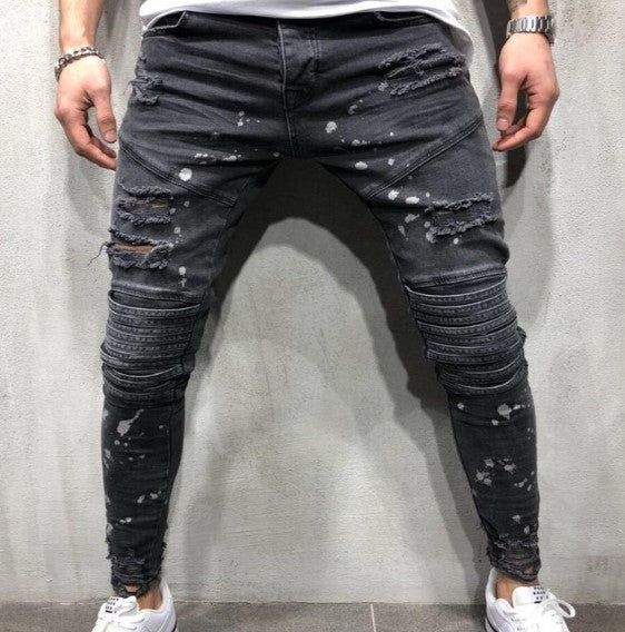 Mezt - ripped jeans til mænd
