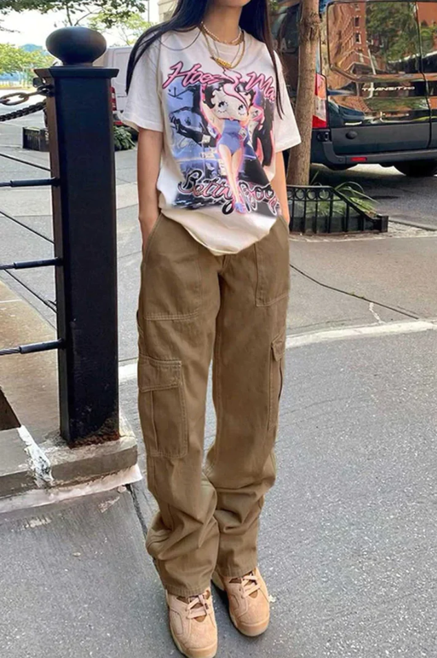 Karley - moderigtige cargobukser til kvinder