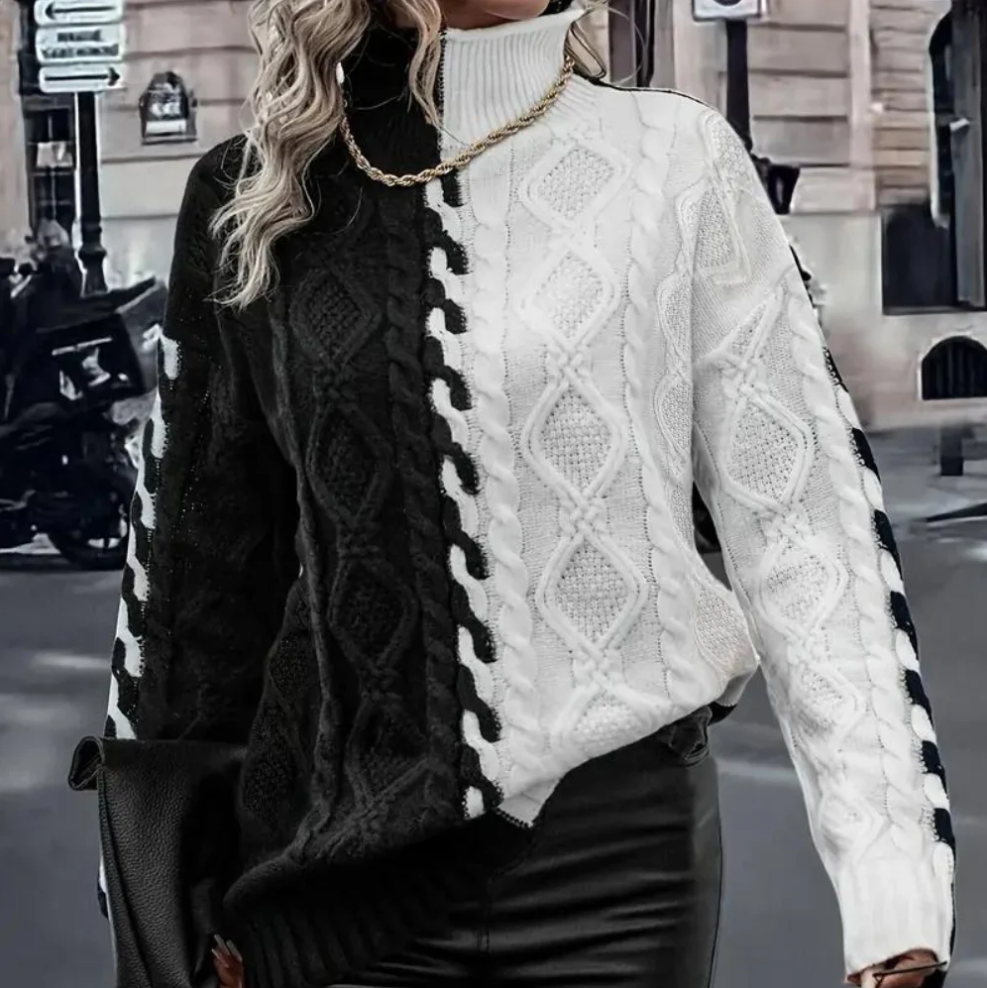 Lujza - stilfuld og moderne rullekravetrøje til kvinder for et sofistikeret look