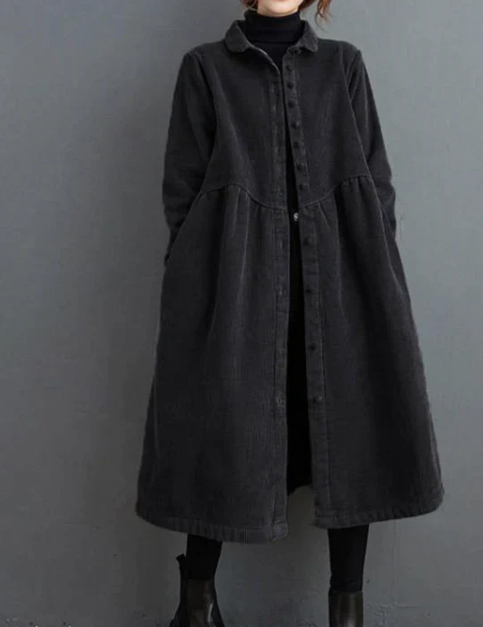 Zoëla - varm og lang frakke til efterår og vinter