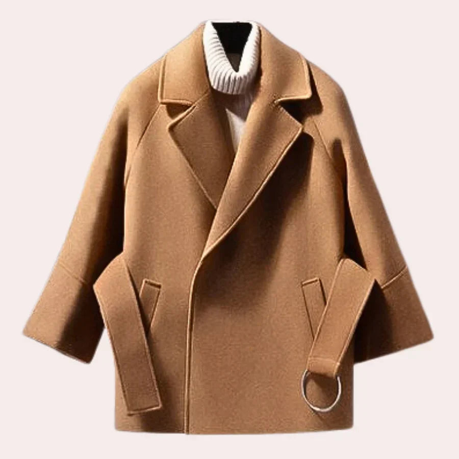 Delaney - stilfuld jakke med moderigtigt bælte til kvinder