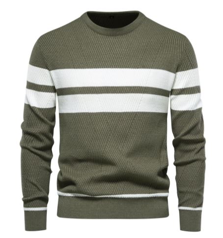 Dundeve - hyggelig stribet sweater, stilfuld og behagelig