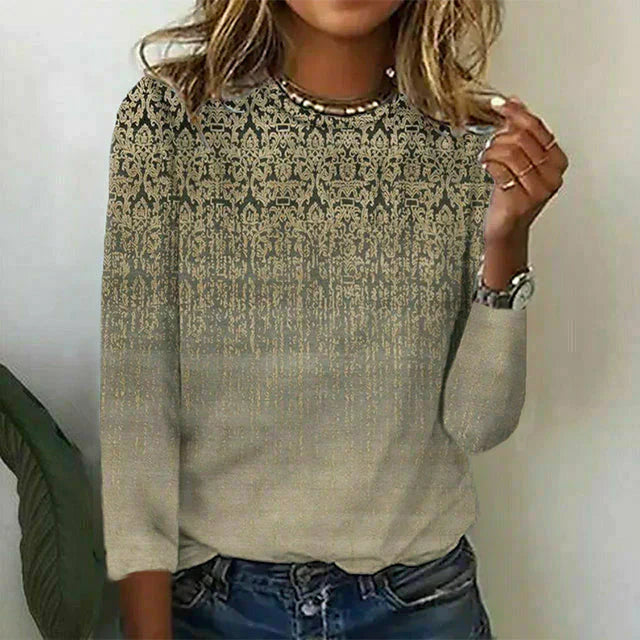 Rylee | vintage t-shirt med farvegraduering