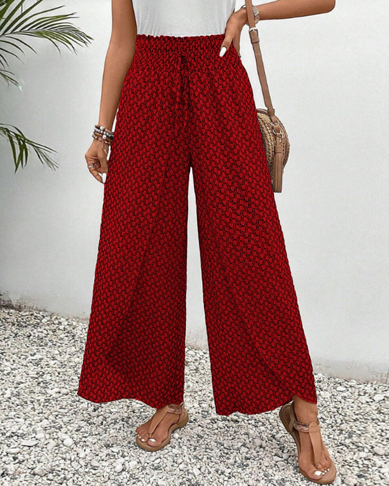 Saffira | Damebukser med geometrisk print