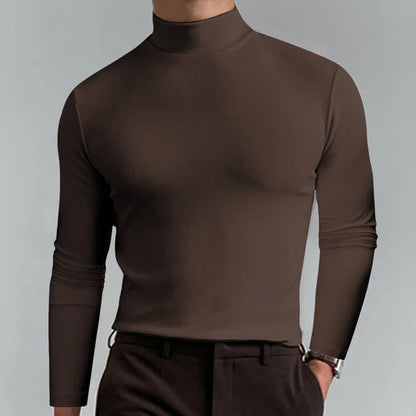 Glenn - slim fit t-shirt med høj talje og lange ærmer