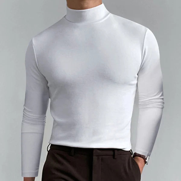 Glenn - slim fit t-shirt med høj talje og lange ærmer