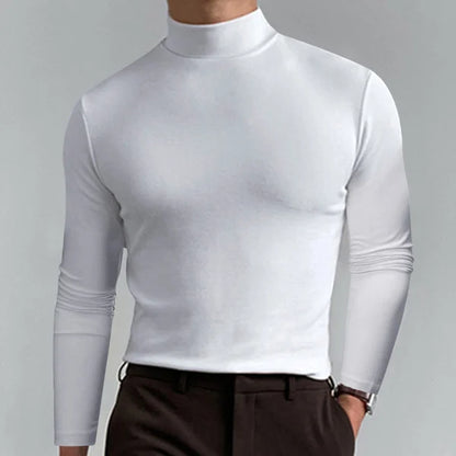 Glenn - slim fit t-shirt med høj talje og lange ærmer