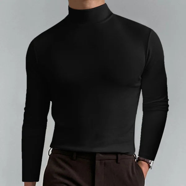 Glenn - slim fit t-shirt med høj talje og lange ærmer
