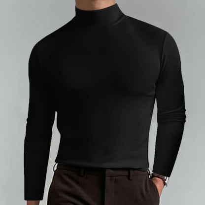Glenn - slim fit t-shirt med høj talje og lange ærmer