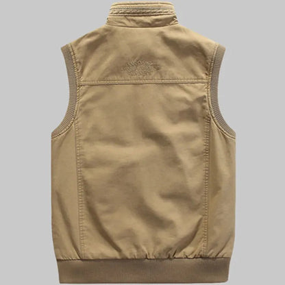 TIMO | vintage udendørs vest med lommer