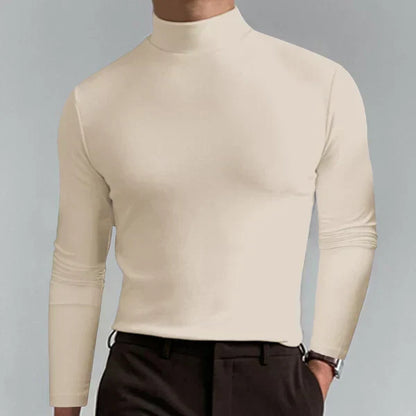 Glenn - slim fit t-shirt med høj talje og lange ærmer