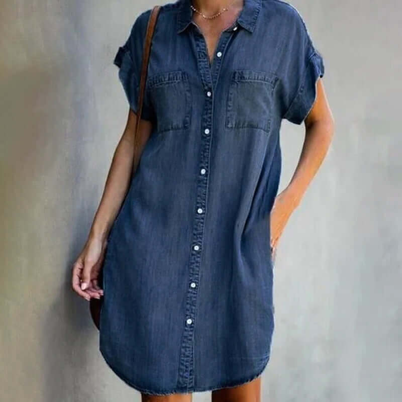 Denim-kjole - Zula