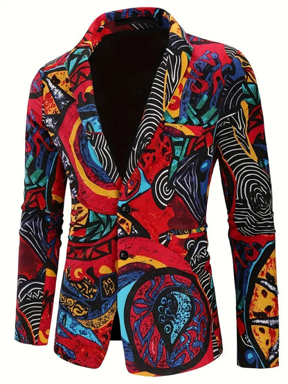 Blazer med revers og bukser business suit til afslappede lejligheder
