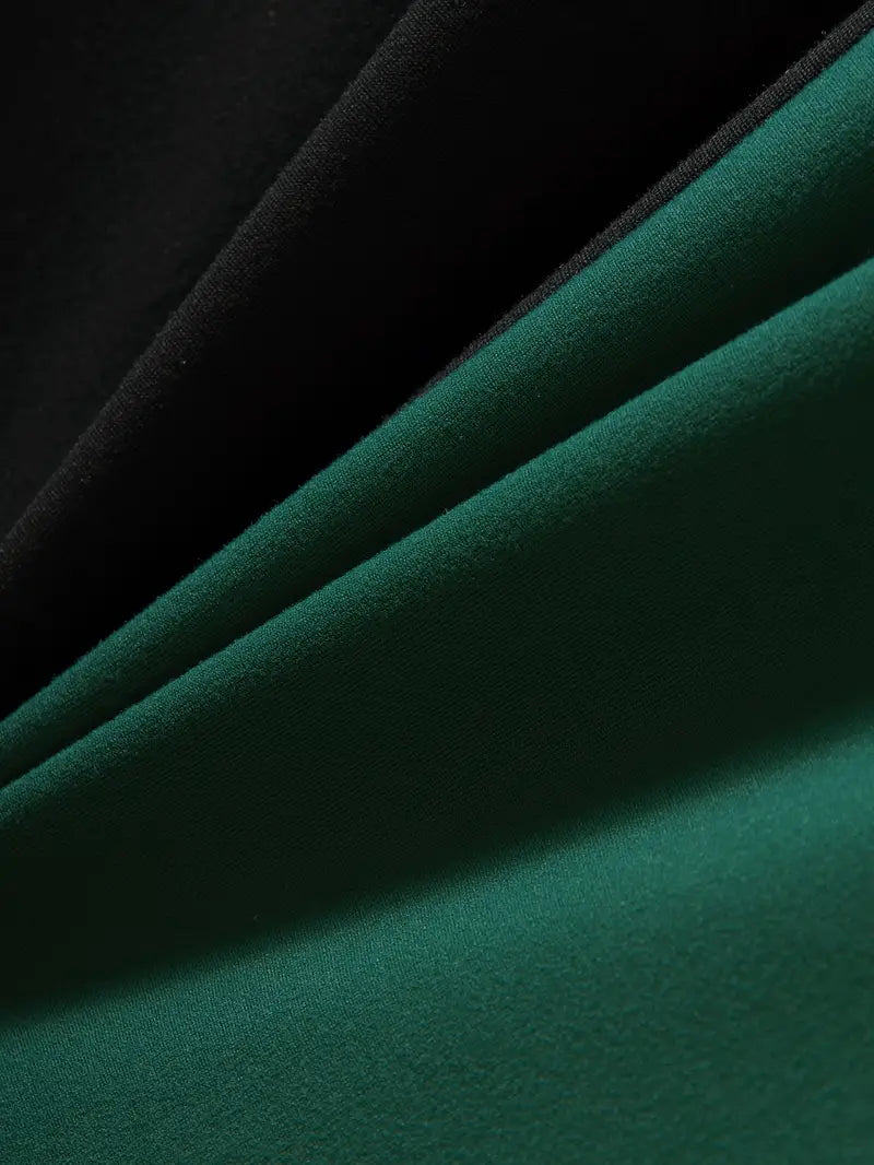 Robert – stilfuld color block t-shirt med korte ærmer og rund hals