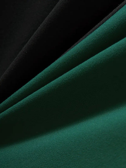 Robert – stilfuld color block t-shirt med korte ærmer og rund hals