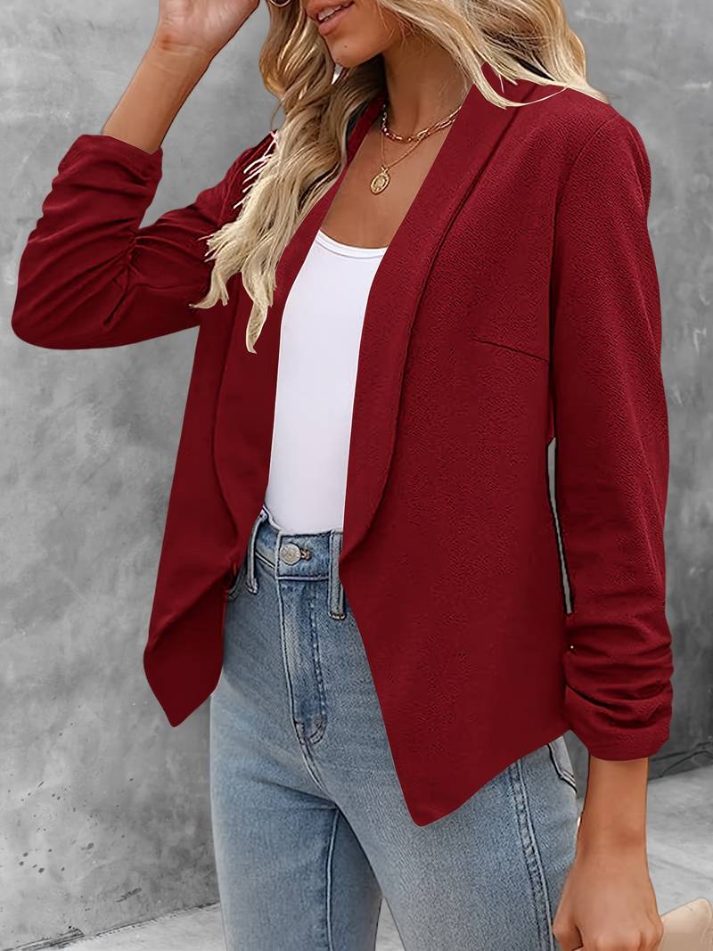 Isabella - stilfuld blazer med åben front