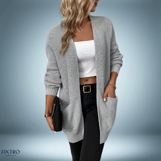 Casual - mellemlang cardigan