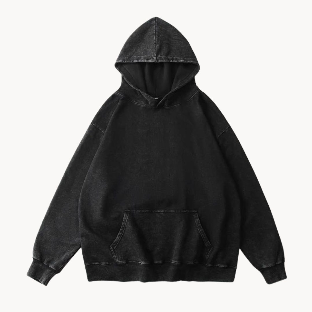 Bratis – vintage fleece komfort hættetrøje til mænd