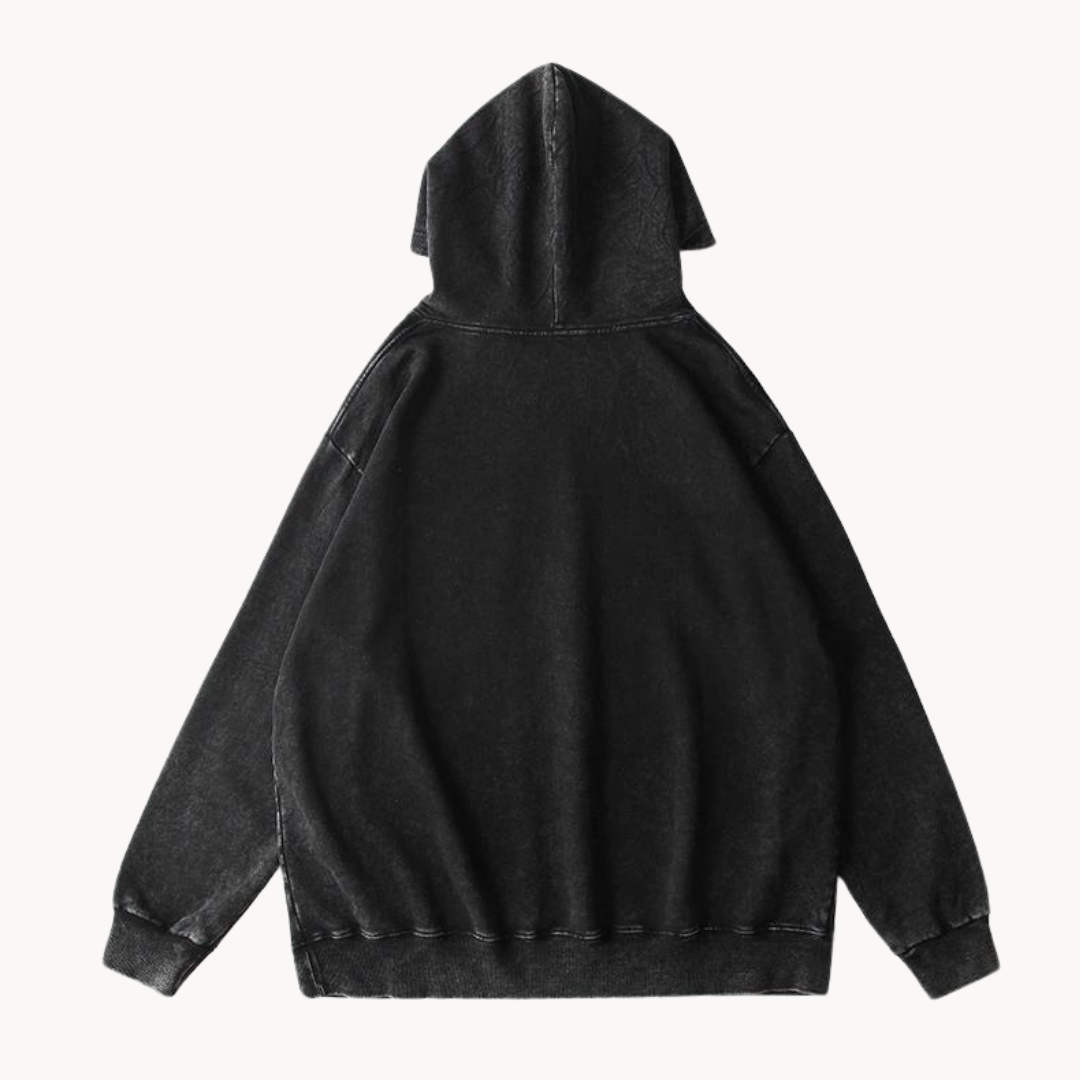 Bratis – vintage fleece komfort hættetrøje til mænd