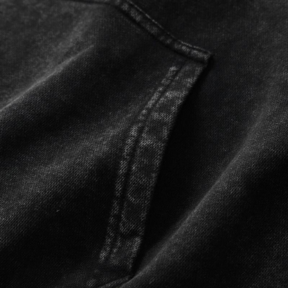 Bratis – vintage fleece komfort hættetrøje til mænd