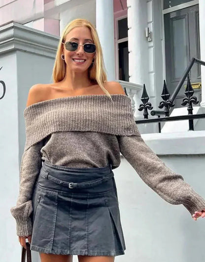 Xenia - off-the-shoulder, stilfuld dametop