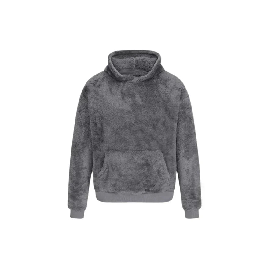 Teddy - knusse herencapuchon met fleece voering