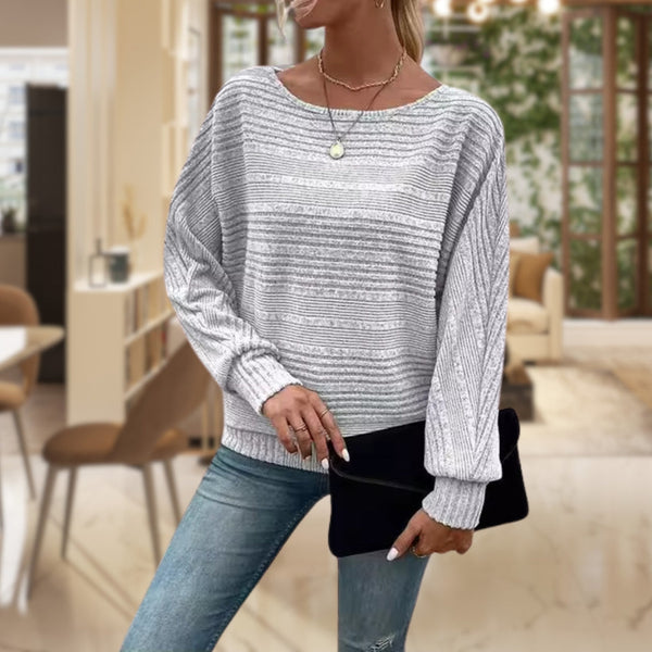 Merle - struktureret sweater til kvinder
